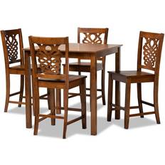 Baxton Studio Gervais Dining Set 35.4x35.4" 5