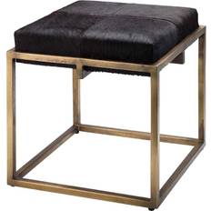 Gold Bar Stools Jamie Young Company Shelby Espresso Hide Bar Stool