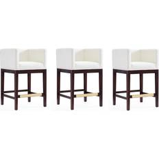 Counter stools Manhattan Comfort 3-CS005-IV Kingsley Ivory Bar Stool