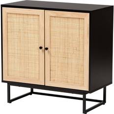 Black Cabinets Baxton Studio Declan Storage Cabinet