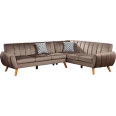 Sofas Benzara Lynn 2 Shaped Sectional Sofa