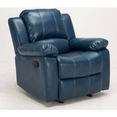 Comfort Pointe Clifton Navy Blue Armchair 37.9"