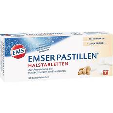 Nahrungsmittel EMS Pastillen Halstabletten m.Ingwer zuckerfrei