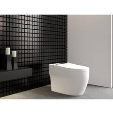 Toilets Angeles Modern Ceramic White Smart Toilet with Bidet and Digital Display