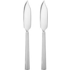 Lucido Posate per Frutti di Mare Georg Jensen Bernadotte Coltello da pesce 19.6cm 2pcs