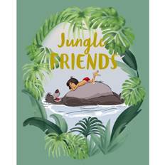 Komar Disney Wandbild Jungle Book Friends Kinderzimmer, Babyzimmer, Kunstdruck