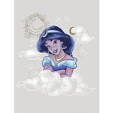 Blau Poster Komar Disney Wandbild Jasmin Clouds Kinderzimmer, Babyzimmer, Dekoration, Kunstdruck Poster