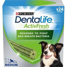 Purina Dogs Pets Purina Dentalife ActivFresh Daily Dental Care Snacks for Medium Breed Dogs Sticks