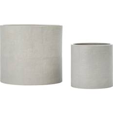 Pots, Plants & Cultivation Main + Mesa Stoneware Ceramic Planters, Flower Plant Pot, Set of 2 Includes 7.25"