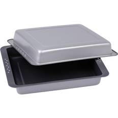 Pie dish CHG Baking Mould 28 5 x 23 x 4 0 cm Anthracite-Metallic Pie Dish