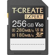 Team Group 256GB Expert SD Card UHS-II U3 V60 Read/Write Speed Up to 280/180MB/s (TTCSDY256GIIV6001)