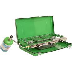 Camping Cooking Equipment Flame King 3 Burner High Output Portable Table Top Propane Camping Stove and Grill