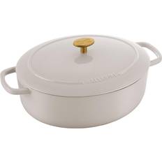 Ballarini Other Pots Ballarini Cast Iron 4.75-qt Oval Dutch Crema