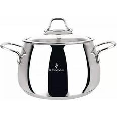 Cookware Venus Stainless Steel Deep Stock with lid