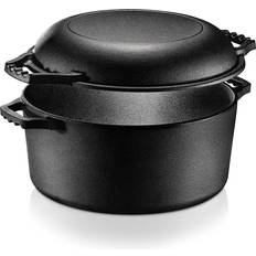 Støpejern NutriChef Cast Iron med lokk