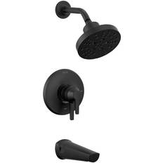 Tub & Shower Faucets Delta Galeon 1-Handle Wall-Mount Tub Shower Trim Kit Matt Black