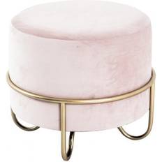 Or Tabourets Pouf Rond Design Coralie 43 cm Tabouret