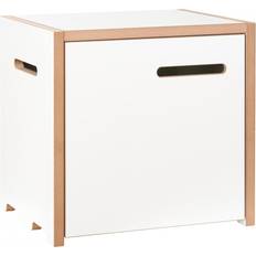 Tv base Tojo Halbstark Système Module De Base Avec Porte À Gauche Blanc Meuble TV