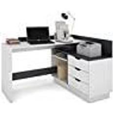 Tafels byLIVING Bureau Belfast Wit Antraciet