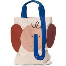 Børn Tote Bag & Shopper tasker Ferm Living Elefant Stofpose Off-White