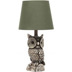 Lighting Simple Designs 19.85 Polyresin Night Owl Bedside Table Lamp