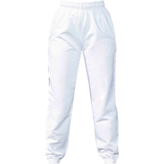 PrettyLittleThing Sweat Cuffed High Waist Joggers - White