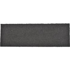 Gray Entrance Mats Evideco Sheltered Coir Coco Long Front Door Mat Gray, White