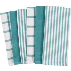 Turquoise Kitchen Towels Kaf Home Mixed & Terry Kitchen Towel Blue, Turquoise