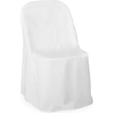 Polyester Loose Chair Covers Elegant Cloth Slipcovers Loose Chair Cover White (83.8x49.5cm)