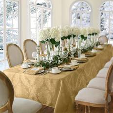 Tovaglie Elrene Barcelona Jacquard Damask Oblong Tablecloth 70 x 52 Tovaglia Oro