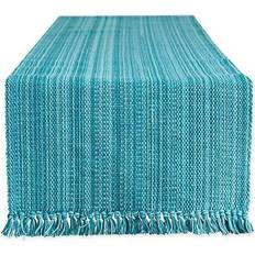 Turquoise Cloths & Tissues DII Variegated Taupe Fringe Tablecloth Blue, Turquoise