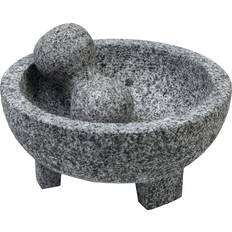 Gray Presses & Mashers Imusa 6-In. Granite Molcajete Pestle & Mortar