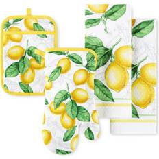 Pot Holders Martha Stewart Of Lemons Pot Holder White, Yellow