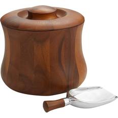 Nambe Nara Wood with Alloy Scoop Ice Bucket