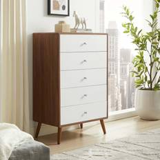 Modway White Chest of Drawers modway Transmit Chest of Drawer