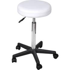 VidaXL Office Chairs vidaXL Stool White Office Chair