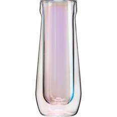 Corkcicle Prism Stemless Glass Flute, Set of 2 Vaso