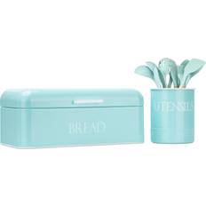 Blue Bread Boxes Outshine Co 2 Outshine Vintage Bread Box