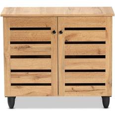 Brown Storage Cabinets Baxton Studio Gisela Collection Storage Cabinet