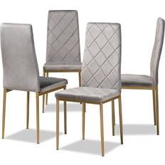 Blue Kitchen Chairs Baxton Studio Blaise Collection Luxe Kitchen Chair