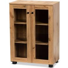 Wood Cabinets Baxton Studio Modern Storage Cabinet