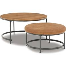 Nesting Tables Ashley Signature Drezmoore Modern Cocktail Nesting Table