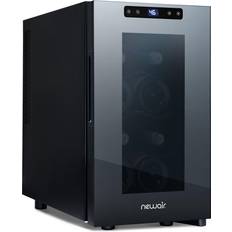 Active Wine Coolers Newair Shadow-T Series Single Zone 8-Bottle Compact Black