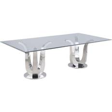 Silver Dining Tables Milan Amelia Dining Table