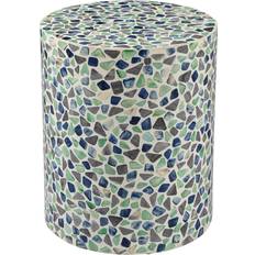 Blue Small Tables Moes Home Collection Aurelle Osaris Prismatic Small Table