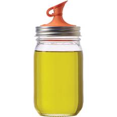 Orange Oil- & Vinegar Dispensers Jarware 82640 Mouth Mason Oil- & Vinegar Dispenser