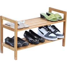 Blue Shoe Racks Oceanstar 15.5 H 8-Pair 2-Tier Shoe Rack