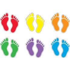 Rouge Arts encadrés Trend Footprints V/Pack Classic Accents Art encadré