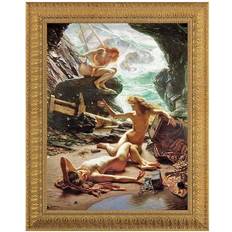 Design Toscano Cave Of The Storm Nymphs Canvas Replica Painting Small Framed Art
