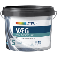 Dyrup mat og vaskbar Dyrup 5 Mat & Washable Vægmaling Bas 4.5L